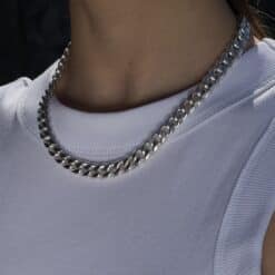 Panzerkette Cuba 925 Sterling Silber