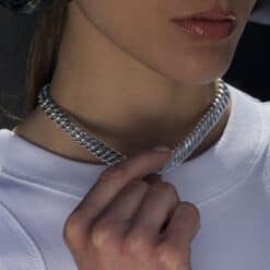 Alternative view of Panzerkette Cuba 925 Sterling Silber