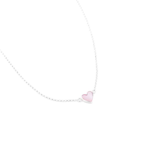 Alternative view of Kette „Hollywood“ aus 925 Sterling Silber mit rosa Perlmutt