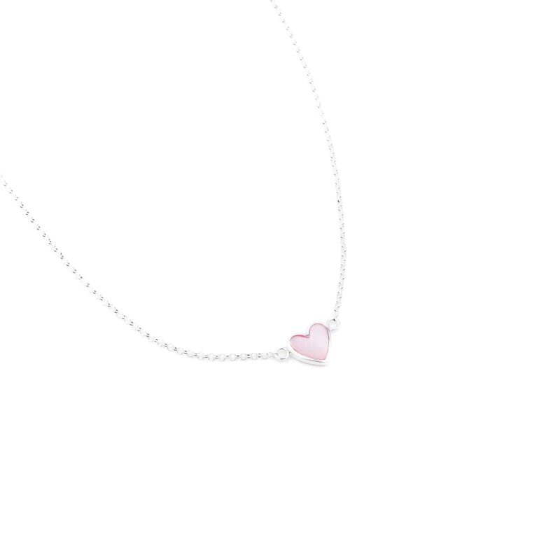 Alternative view of Kette „Hollywood“ aus 925 Sterling Silber mit rosa Perlmutt