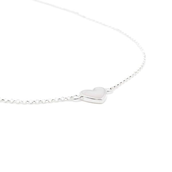 Kette „Hollywood“ aus 925 Sterling Silber mit Perlmutt