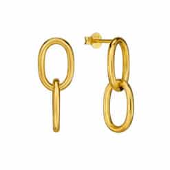 Ohrringe Eldora 925 Sterling Silber goldplattiert