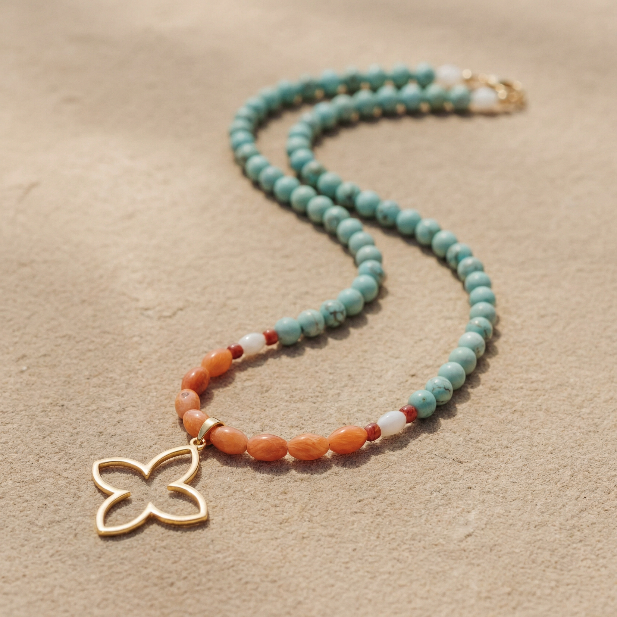 Kugelkette „Cosloria“ aus 925er Sterling Silber, goldplattiert