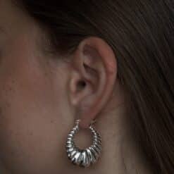 Alternative view of Ohrringe Creolen Melania 925 Sterling Silber