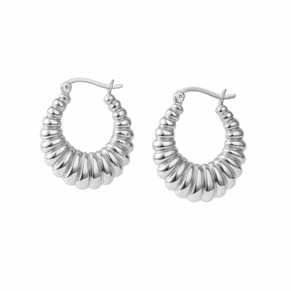 Creolen „Melania“ aus 925er Sterling Silber