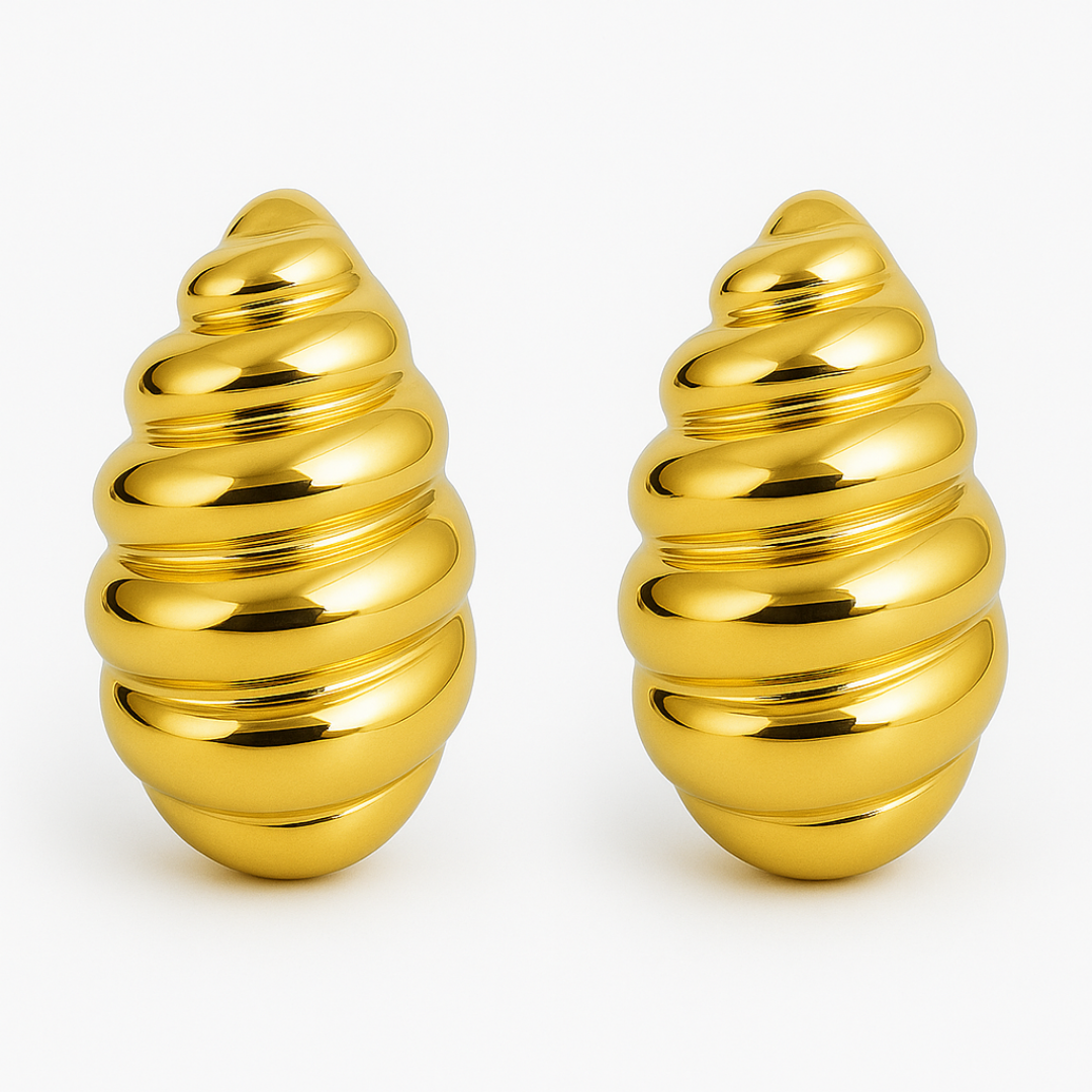 Ohrringe Ohrstecker Melania 925 Sterling Silber goldplattiert