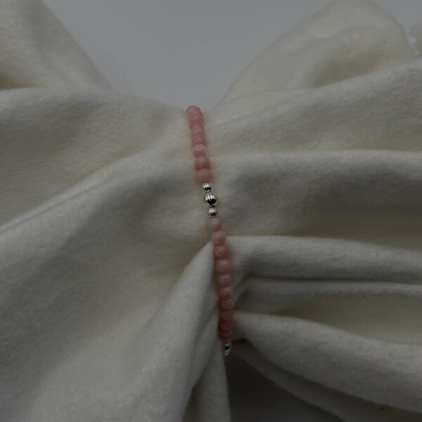 Kugelarmband „Rosalia“ mit Edelstein aus 925er Sterling Silber