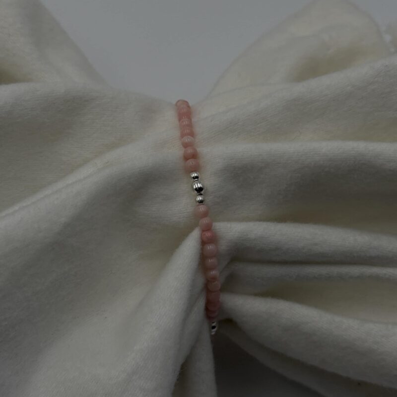 Kugelarmband „Rosalia“ mit Edelstein aus 925er Sterling Silber