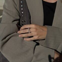 Alternative view of Ring Loop 925 Sterling Silber