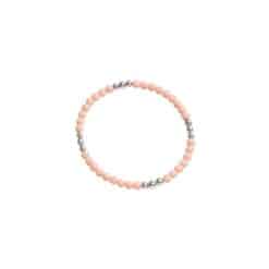 Kugelarmband Rosalia Edelstein mit 925 Sterling Silber