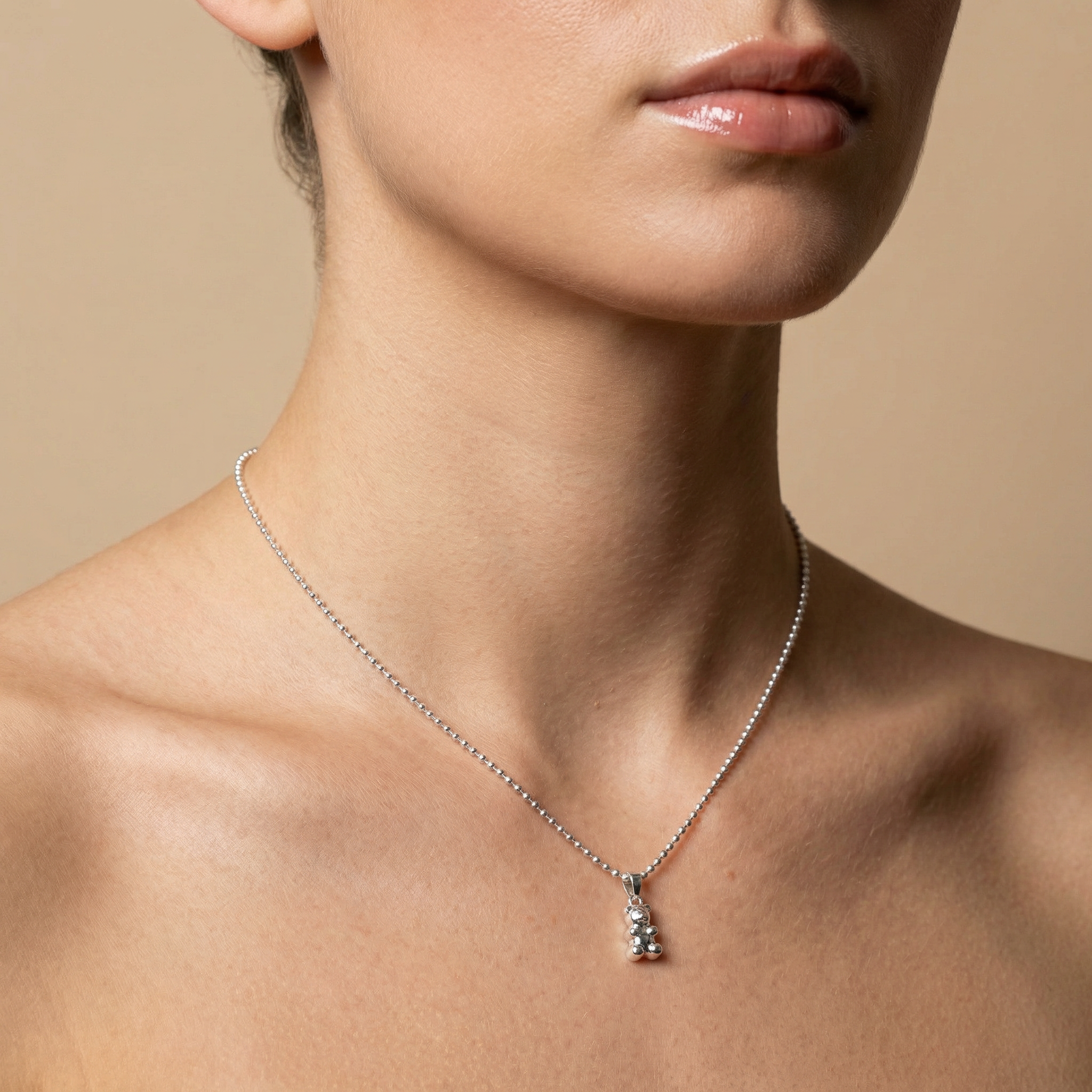 Kette „Teddy“ klein aus 925er Sterling Silber – Bild 2