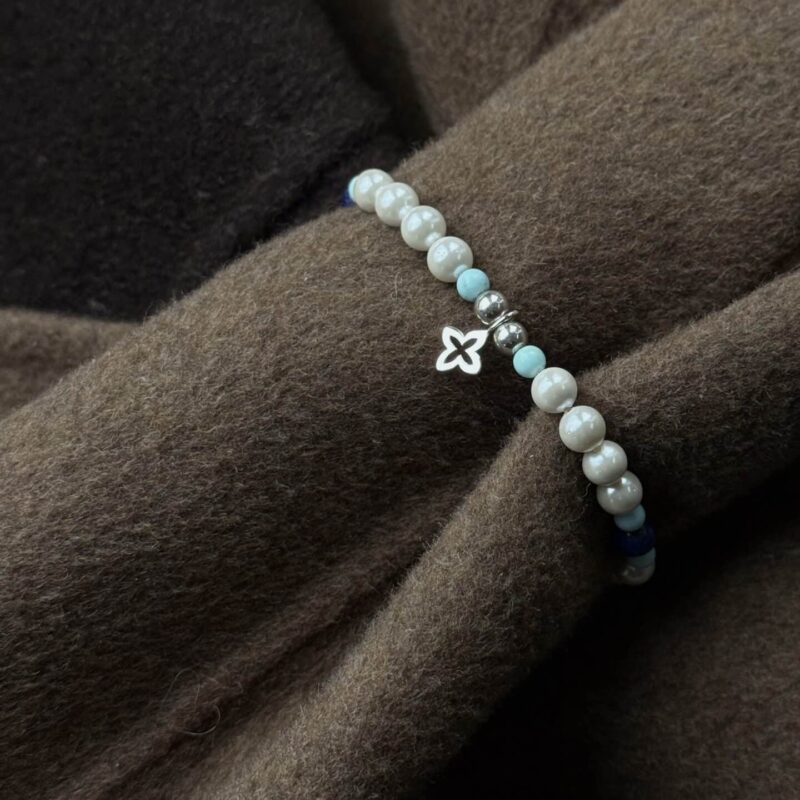 Alternative view of Kugelarmband „Coslada Azul“ mit 925er Sterling Silber