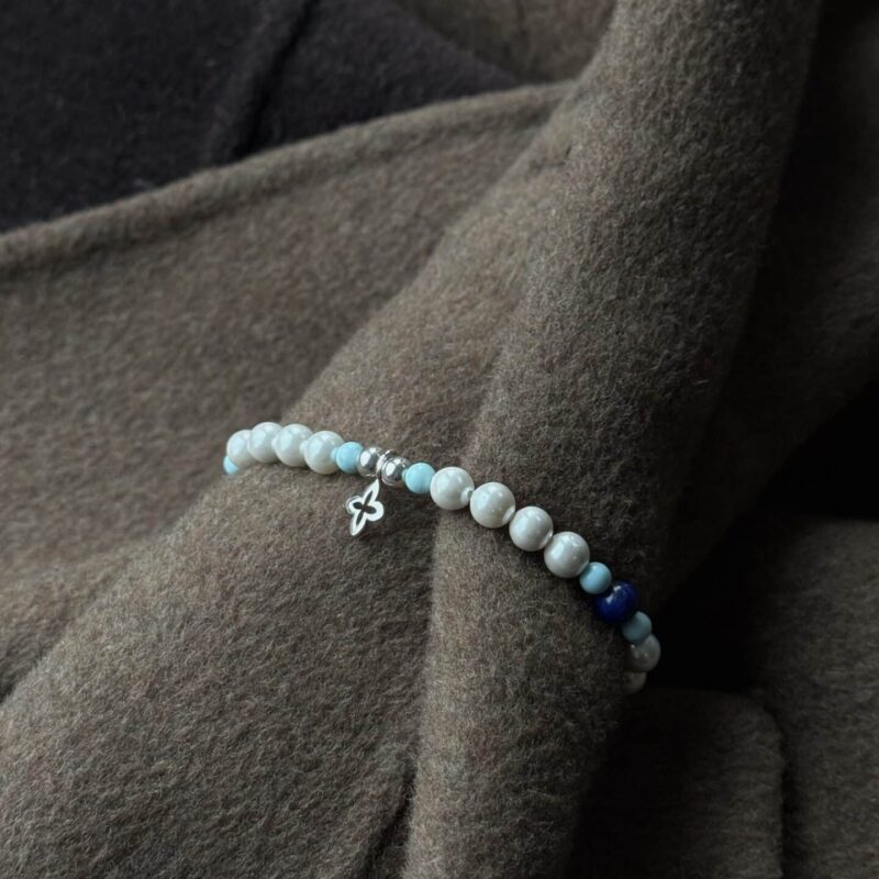 Kugelarmband „Coslada Azul“ mit 925er Sterling Silber