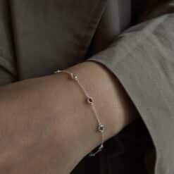 Alternative view of Armband Septima Rainbow 925 Sterling Silber Zirkonia bunt