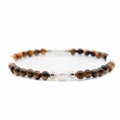 Alternative view of Kugelarmband Josefa Edelstein mit 925 Sterling Silber