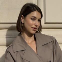 Ohrhänger Blume des Lebens 925 Sterling Silber goldplattiert