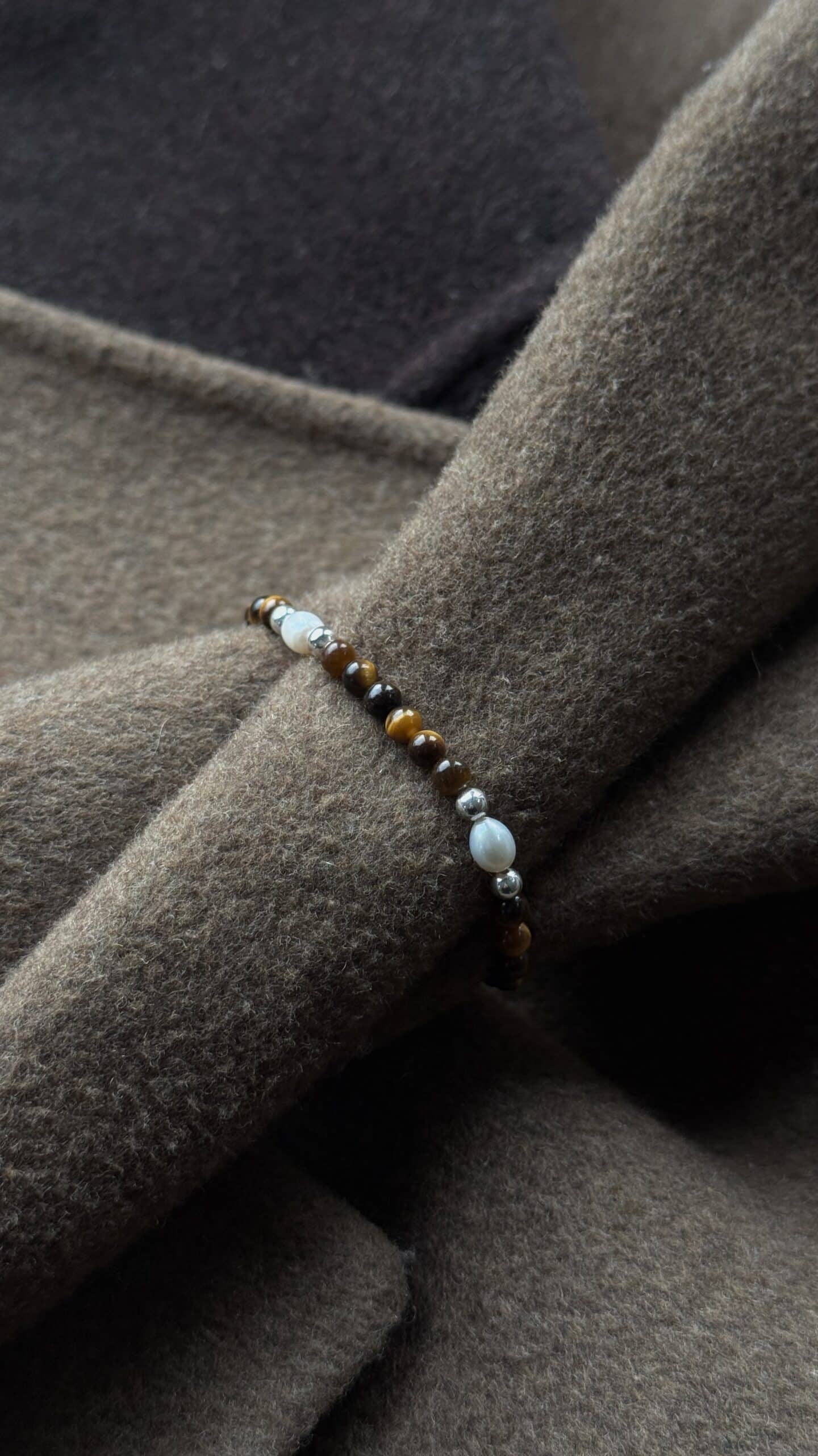 Kugelarmband Josefa Edelstein mit 925 Sterling Silber – Bild 2