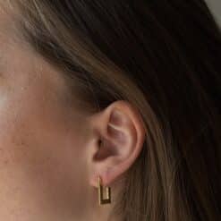 Alternative view of Ohrringe Vetra 925 Sterling Silber goldplattiert