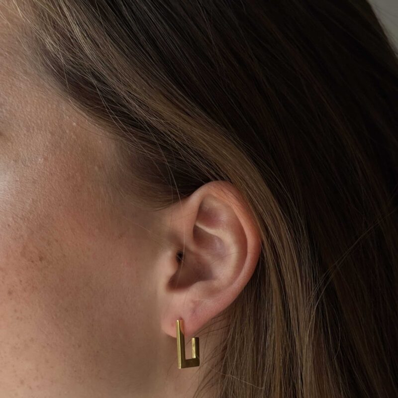 Alternative view of Ohrringe „Vetra“ aus 925er Sterling Silber, goldplattiert