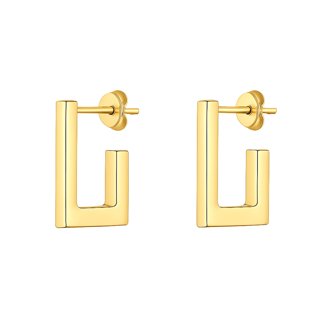 Ohrringe Vetra 925 Sterling Silber goldplattiert