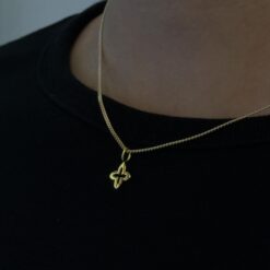 Alternative view of Kette Cosmini 925 Sterling Silber goldplattiert