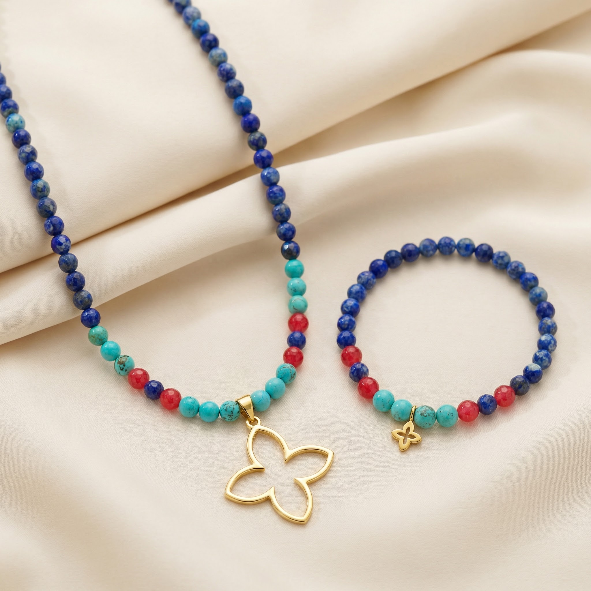 Kugelkette „Cara“ aus 925er Sterling Silber, goldplattiert – Bild 2