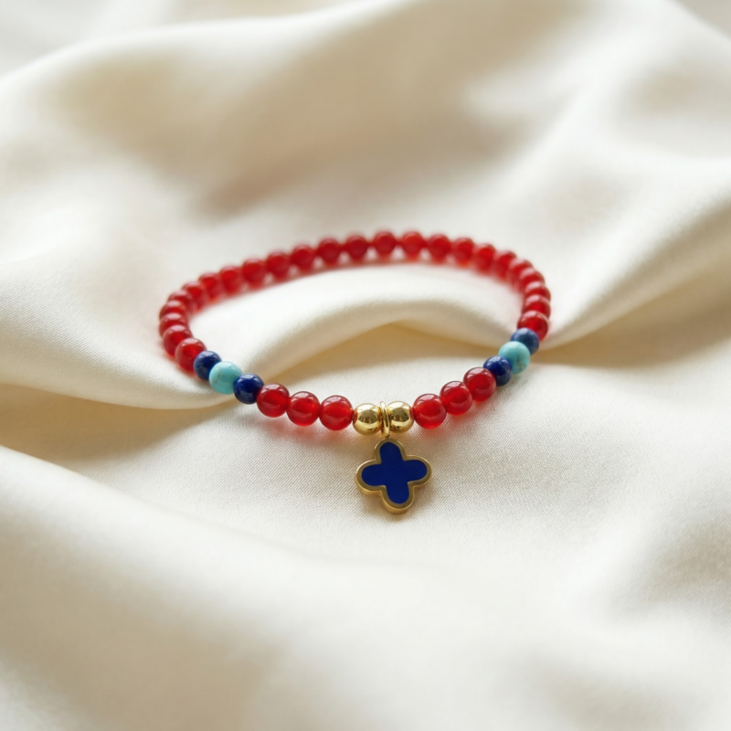 Alternative view of Kugelarmband „Nori“ aus 925er Sterling Silber, goldplattiert