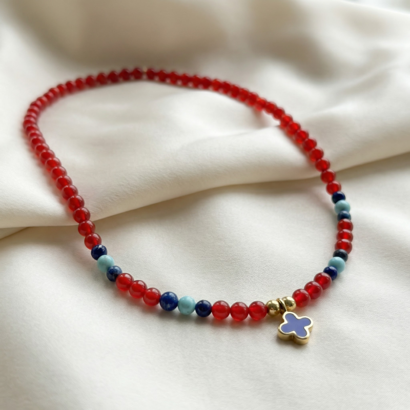 Alternative view of Kugelkette „Nori“ aus 925er Sterling Silber, goldplattiert