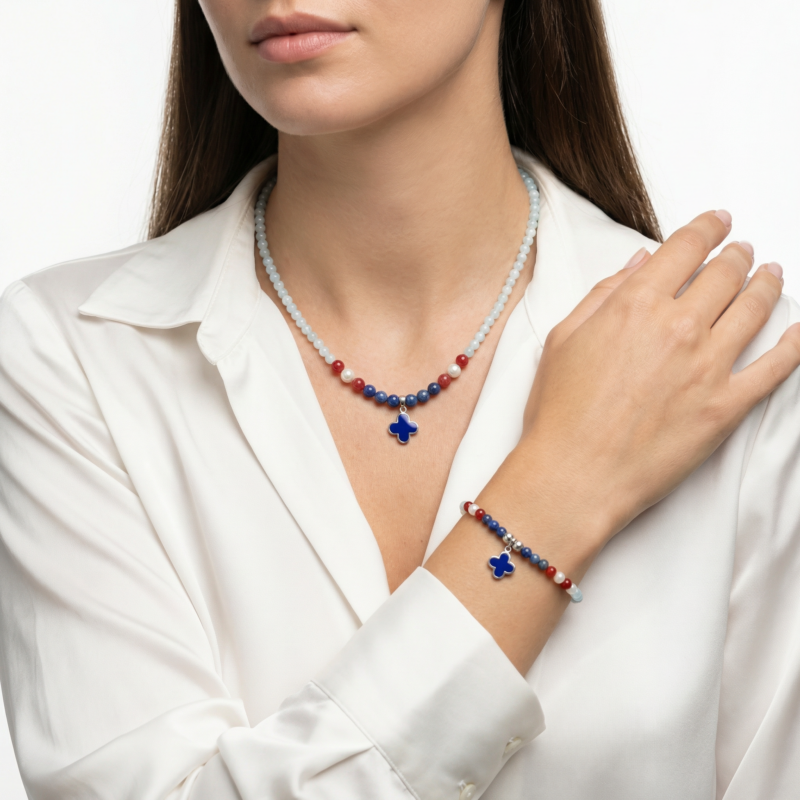 Alternative view of Kugelarmband „Lilith“ aus 925er Sterling Silber