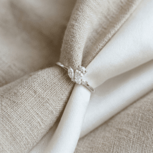 Ring „Liliane“ aus 925er Sterling Silber mit weißem Zirkonia