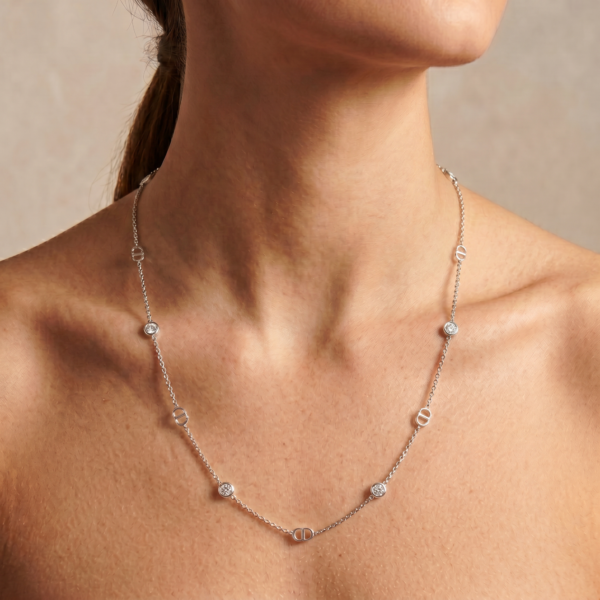 Kette „Aura“ (lang) aus 925 Sterling Silber