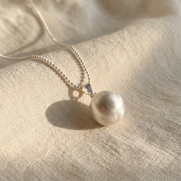 Kette „Mylie“ aus 925er Sterling Silber, matt gebürstet