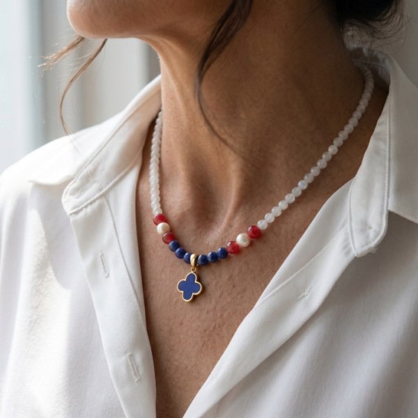 Kugelkette „Lilith“ aus 925er Sterling Silber, goldplattiert