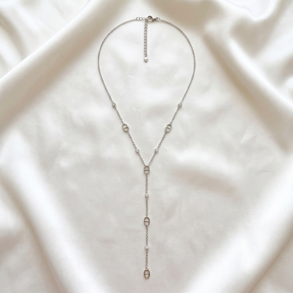 Alternative view of Y-Kette „Aura“ aus 925 Sterling Silber