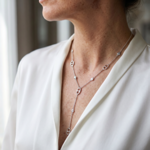 Y-Kette „Aura“ aus 925 Sterling Silber