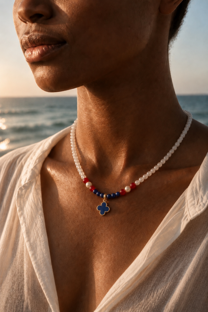 Kugelkette „Lilith“ aus 925er Sterling Silber, goldplattiert
