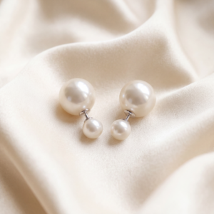 Perlenohrringe „Perla“ aus 925er Sterling Silber