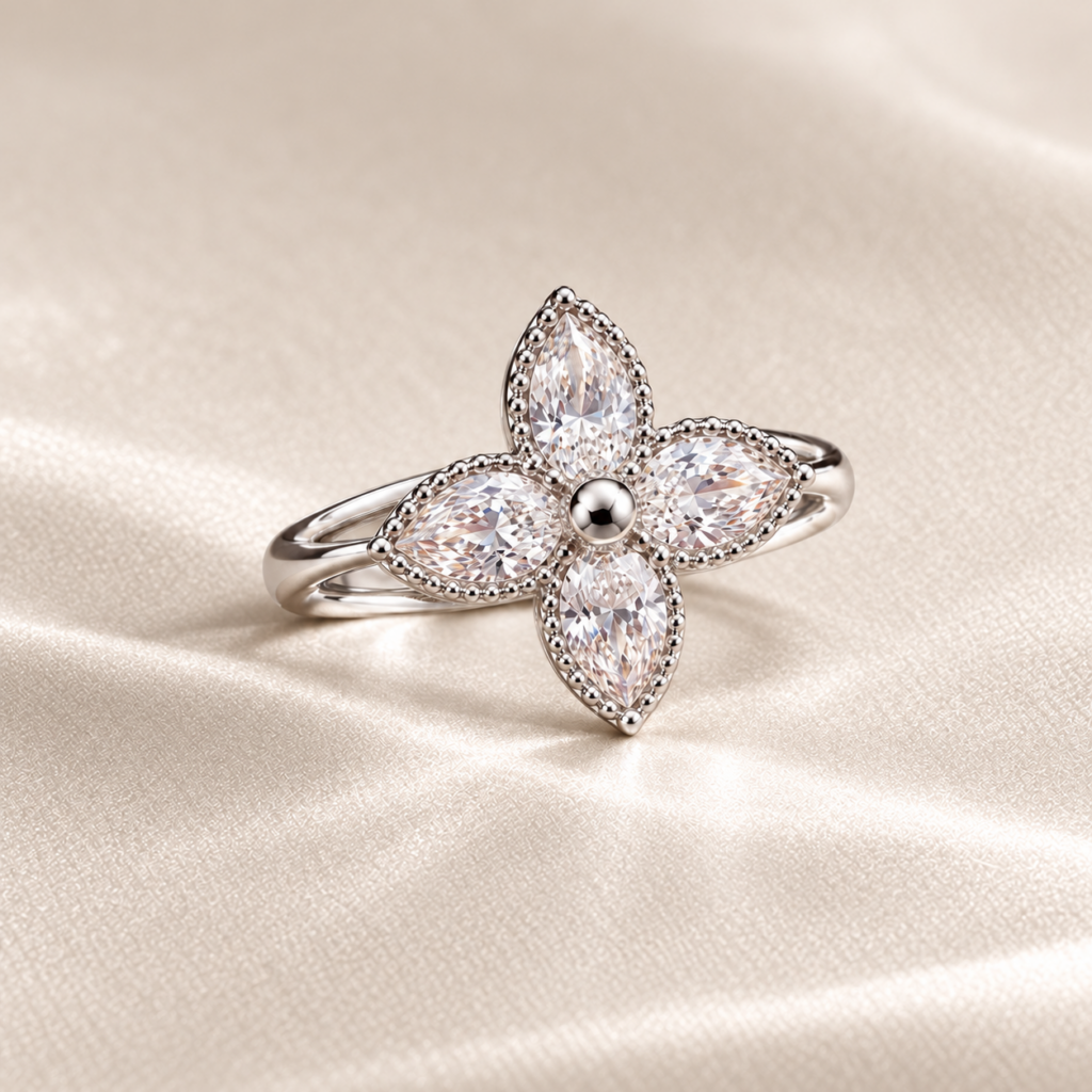 Ring "Elada" aus 925 Sterling Silber mit Zirkonia