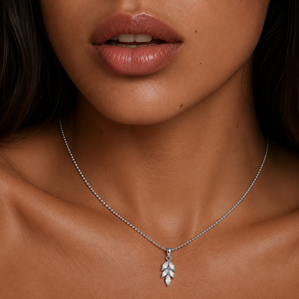 Kette „Lilly“ aus 925er Sterling Silber & Zirkonia – Bild 3