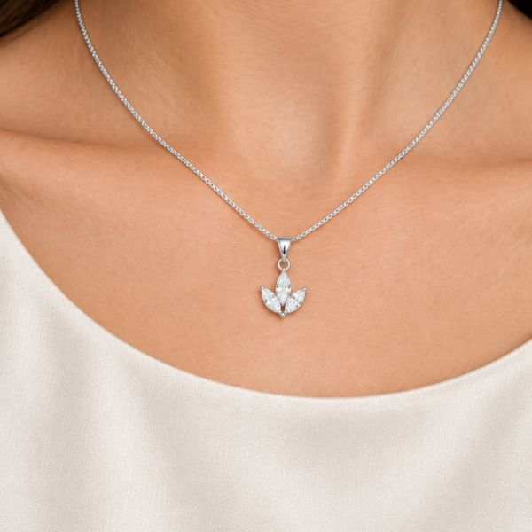 Kette „Liliane“ aus 925er Sterling Silber mit Zirkonia